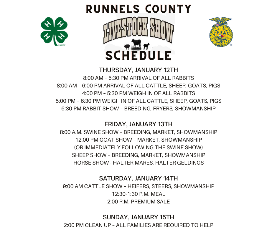 Runnels County Livestock Show 2023