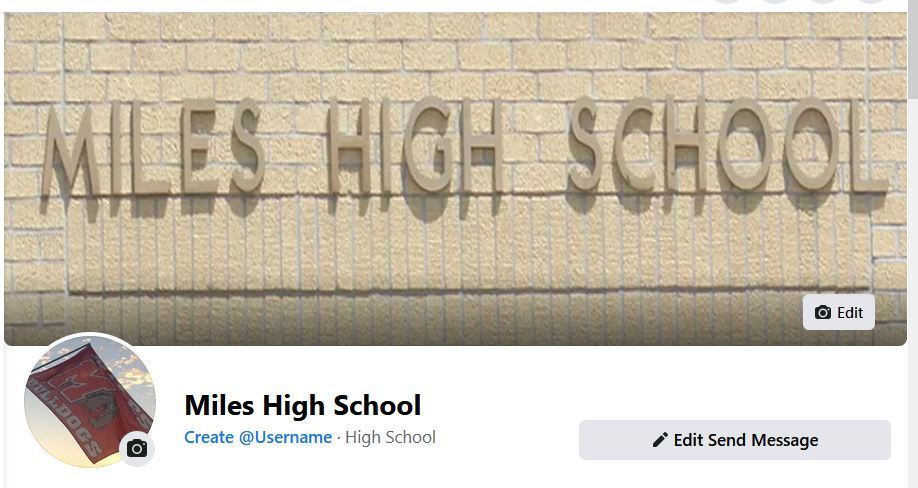 Miles HS FB  logo