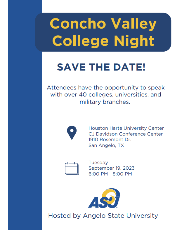 Concho Valley College Night