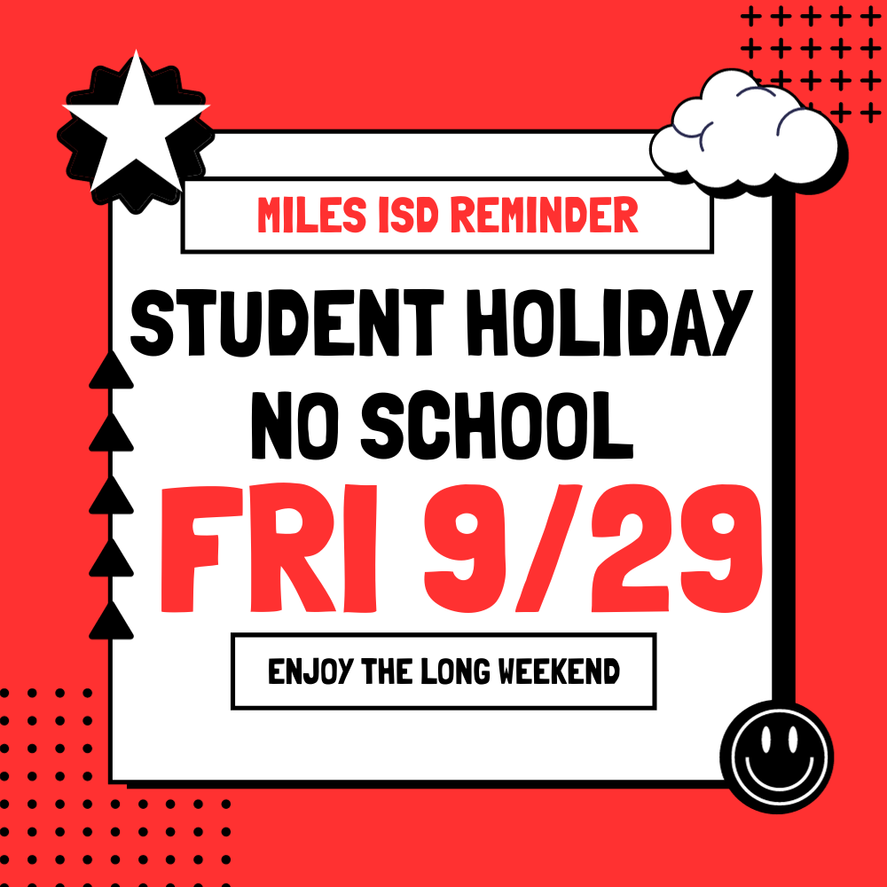 Student Holiday 9/29