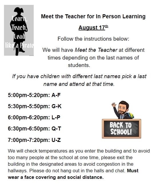 Meet the teacher 
